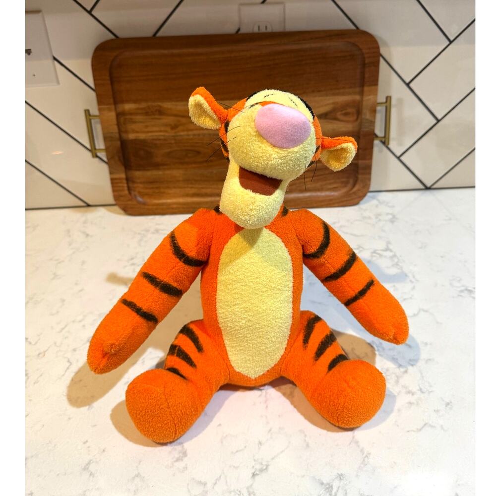 vintage Disney Tigger plush toy 80s 90s nursery baby shower collector nostalgia